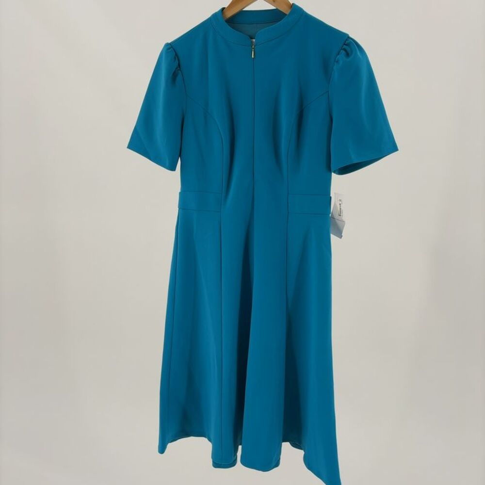 London Times Blue Midi Dress